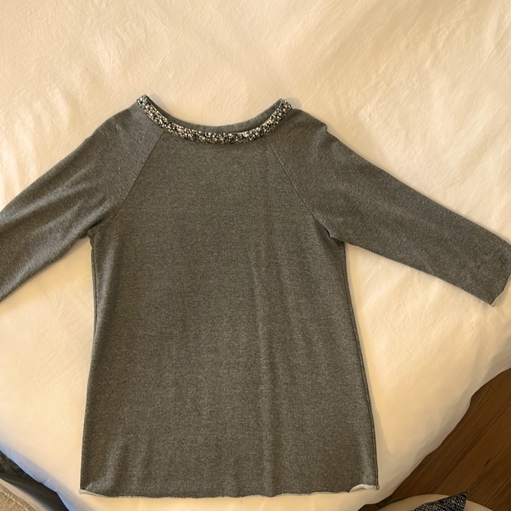 Bailey 44 jeweled collar sweatshirt